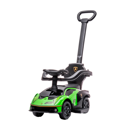 Каталка Lamborghini Green 661 с ручкой Sweet Baby 426981 1